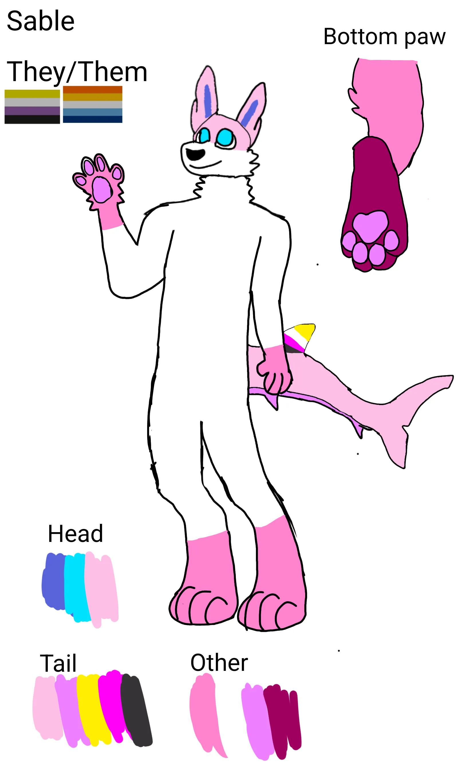 Will probably commission someone to draw my ref sheet better